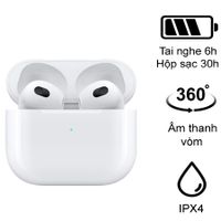  Tai nghe Bluetooth Apple AirPods 3 | Chính hãng Apple Việt Nam 