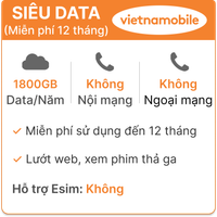  Sim 4G Vietnamobile siêu Data 