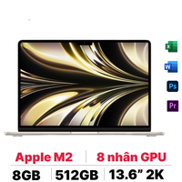  Apple Macbook Air M2 2022 8GB 512GB I Chính hãng Apple Việt Nam 